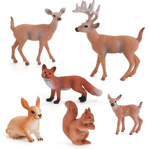 New Artificial Animals Figures Miniature Toys Fox