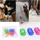 Cat Spring Toys 4Pack Colorful Coils f