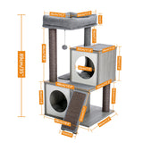 Cat Tree Luxury Tower with Scratching Sisal Post