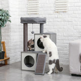 Pet Cat Tree Tower Condos House Scratcher