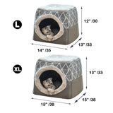 2 in 1 Mulifi-functional Dog Bed Kennel Cat