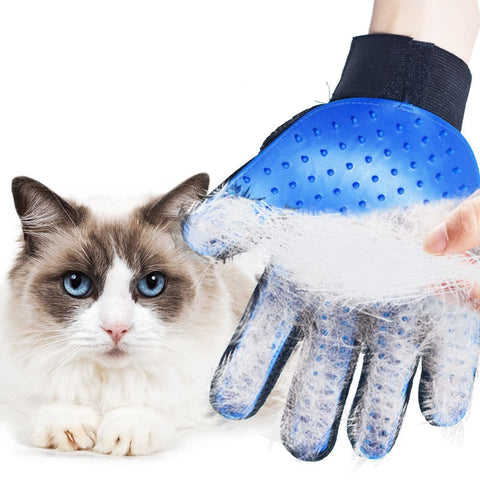 grooming for cats wool glove