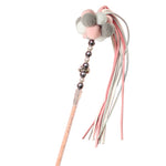 Cat Teaser Wand Beaded Teaser Stick