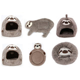 2022 Sloth-shaped Pet Litter Warm Kennel