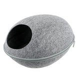 Cat Bed Cave Sleeping Bag Zipper Egg Shape