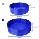 Large PVC Foldable Round Swimming Pets Pool