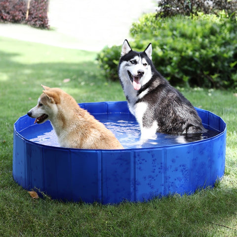 Large PVC Foldable Round Swimming Pets Pool