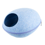 Cat Bed Cave Sleeping Bag Zipper Egg Shape