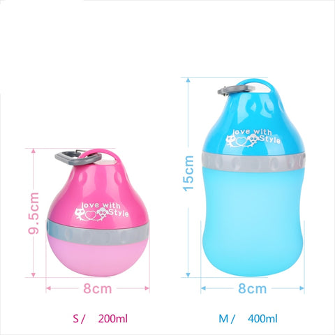 Suitable silicone traveling pet water dispensers