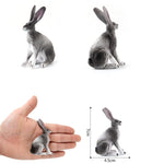 Simulated Zoo Action Figure Farm Rabbit Model