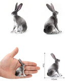 Simulated Zoo Action Figure Farm Rabbit Model