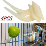 4Pcs Birds Parrots Fruit Fork Pet Supplies