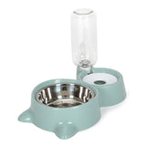 Automatic Pet  Cat dog Feeder Bowls Water Dispenser  Kitten Drinking Bowl Dogs Feeder Food Dish Stainless Steel Pet Bowl Goods