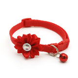 1pcs Adjustable Pet Collar Flower Bell