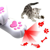 1PC Pet Cat Toy Light Pointer Paw Style