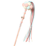 Cat Teaser Wand Beaded Teaser Stick