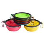 Dog Ccollapsible Water Bowl Silicone Travel Portable