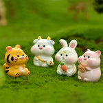 1PC Mini Zodiac Mouse Rabbit Tiger Dragon Animal