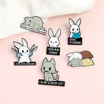 Cartoon Cute Animal Enamel Pin