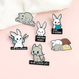 Cartoon Cute Animal Enamel Pin