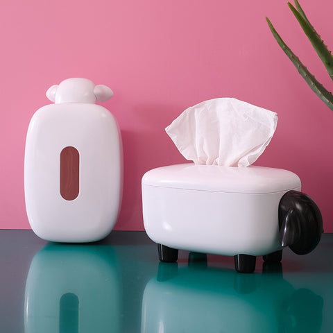 D2 Sheep Model Tissue Box Home Decoration