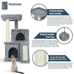 Luxury Cat Towers with Double Condos