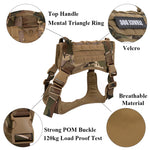 Tactical Harness Pet Training Vest And Leash