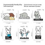 Cartoon Cute Animal Enamel Pin