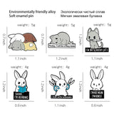 Cartoon Cute Animal Enamel Pin
