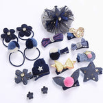 17Pcs/Lot Cute Small Dogs Bows Hair Grooming