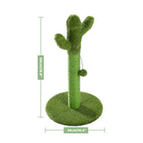 2 Size Cactus Style Cat Tree House Climbing Stratching