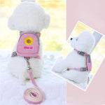 New Dog Harness Backpack With Leash