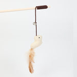 1PC Teaser Feather Toys Kitten Funny Colorful Rod