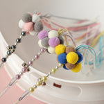 Cat Teaser Wand Beaded Teaser Stick