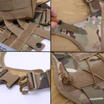 Tactical  Harness and Leash Collar Set Pet Training Vest