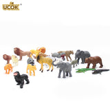 1Pcs Mini Wild Zoo Farm African Savanna