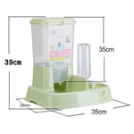 2.2L Pet Automatic Feeder Drinking Bowl For Dogs