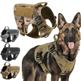 Military Big Dog Harness Pet German Shepherd