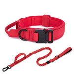 Dog Training Collar Adjustable Tactical Dog Collar And Leash Set