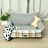 Indoor Soft Pet Bed Rectangle Washable