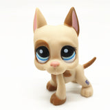 2023 NH Real Rare Pet Shop lps Toy Stand Small Short Hair Cat Pink Black Old Original Dog Dachshund Shepherd Great Dane Free