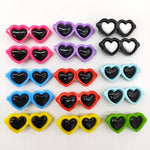 New Pet Lovely Heart Sunglasses Hairpins