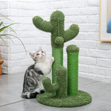 2 Size Cactus Style Cat Tree House Climbing Stratching