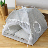 Sweet Princess Cat Bed Foldable Tent