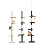 Cat Tree Floor to Ceiling Adjustable  Activity Center