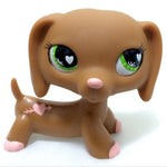 2023 NH Real Rare Pet Shop lps Toy Stand Small Short Hair Cat Pink Black Old Original Dog Dachshund Shepherd Great Dane Free