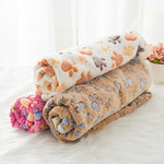 Universal Thickening Coral Fleece Pet Bed