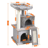 Pet Cat Tree Tower Condos House Scratcher