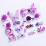 17Pcs/Lot Cute Small Dogs Bows Hair Grooming