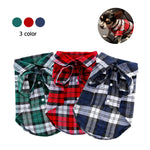 Dog Shirts British Style Plaid Pet Dog Clothes for Small Dogs Cotton Puppy Cat Clothing French Bulldog Vest Chihuahua